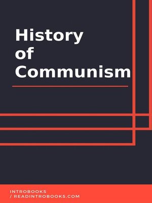 cover image of History of Communism